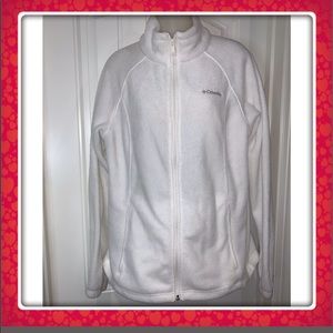 White Columbia Fleece Jacket